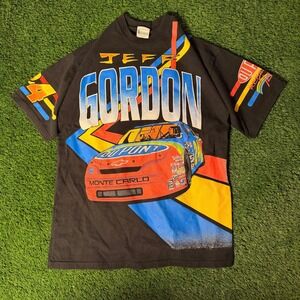 Vintage 1995 Jeff Gordon NASCAR Shirt XL Motosport Traditions Smokin Competition